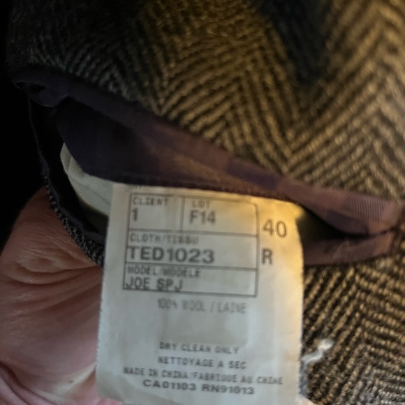 Ted Baker 100% Wood sports jacket, 40R - Picture 3 of 3
